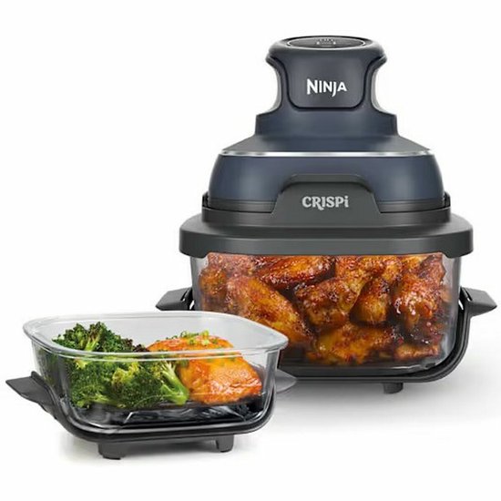 Ninja CRISPi 4-in-1 Compact Glazen Kooksysteem